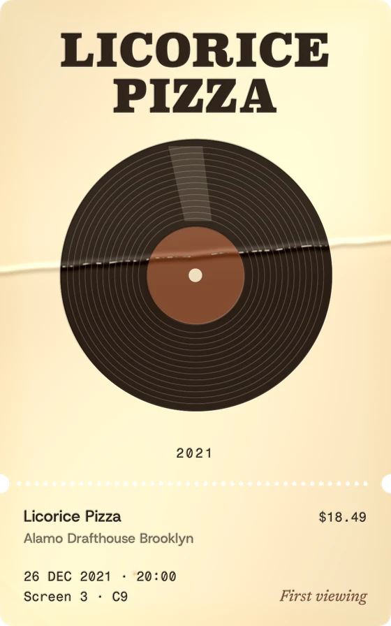 Licorice Pizza: a record on cream.