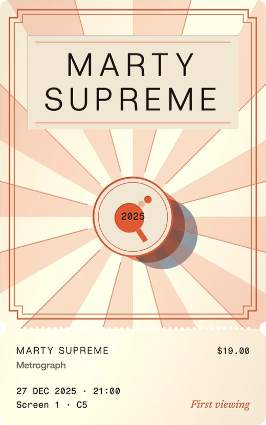 Marty Supreme, deco.