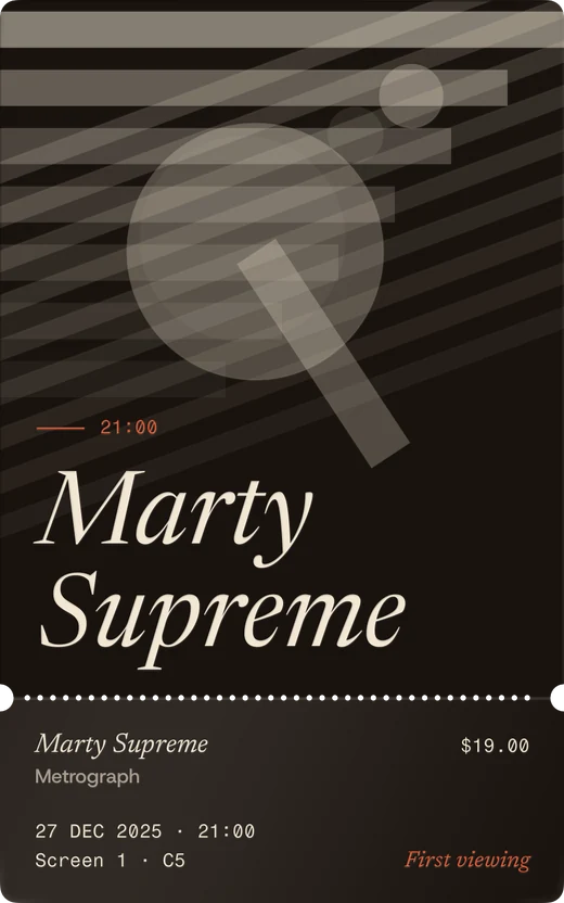 Marty Supreme, noir.