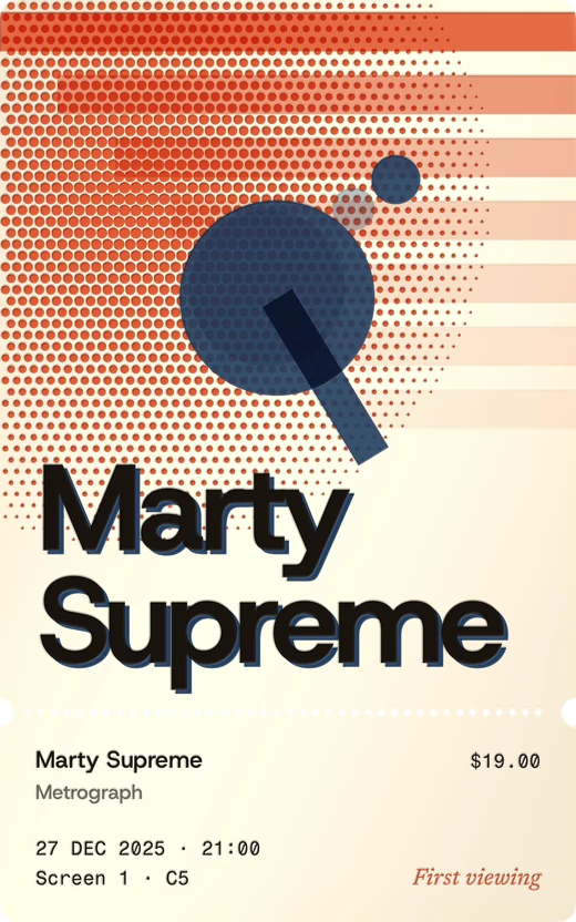 Marty Supreme, risograph.